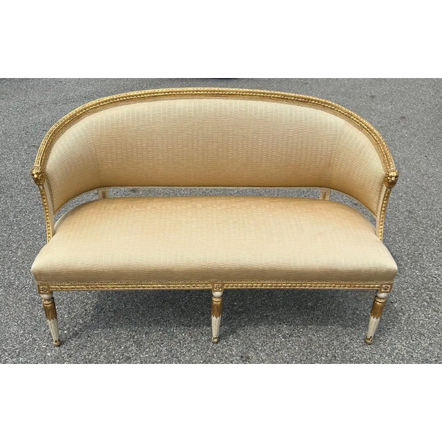 19th Century Swedish Neoclassical Gustavian Sofa Settee For Sale - Image 4 of 7