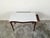 Wood English 1820s Mahogany Server with White Veined Marble Top and Lateral Drawer For Sale - Image 7 of 12