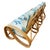 Wood 1950s Restored Mid-Century 3-Strand 3/4 Round Pretzel Arm Rattan Sectional 3-Seat Sofa For Sale - Image 7 of 9