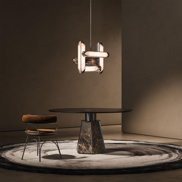 Contemporary Glacier Suspension Lamp by Porus Studio For Sale - Image 3 of 13