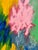 Large “Sand Stars” Abstract Expressionist Triptych by Nina Smith, 1985 – Original Signed Acrylic on Canvas Painting For Sale In San Francisco - Image 6 of 8