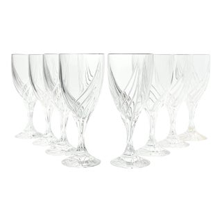 Lenox “Debut (Gold)” Crystal Iced Tea Glasses - Set of 8 For Sale