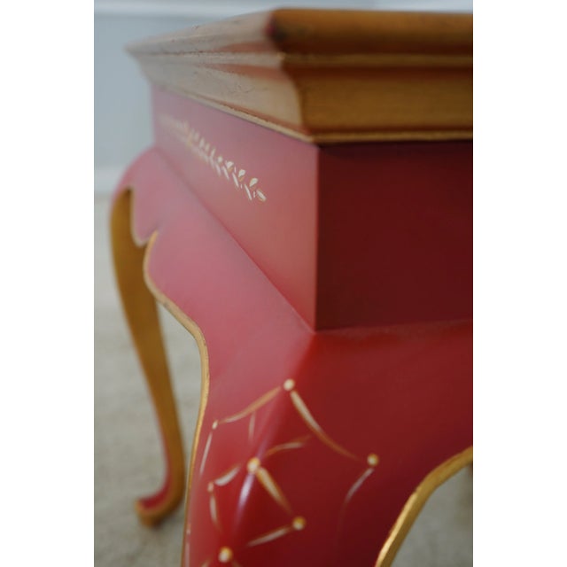 Ardley Hall French Paint Decorated Tea Table For Sale - Image 4 of 12