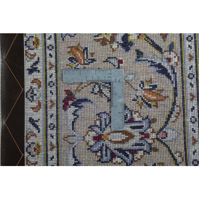 Hand-Knotted Kashan Oriental Rug For Sale - Image 12 of 13