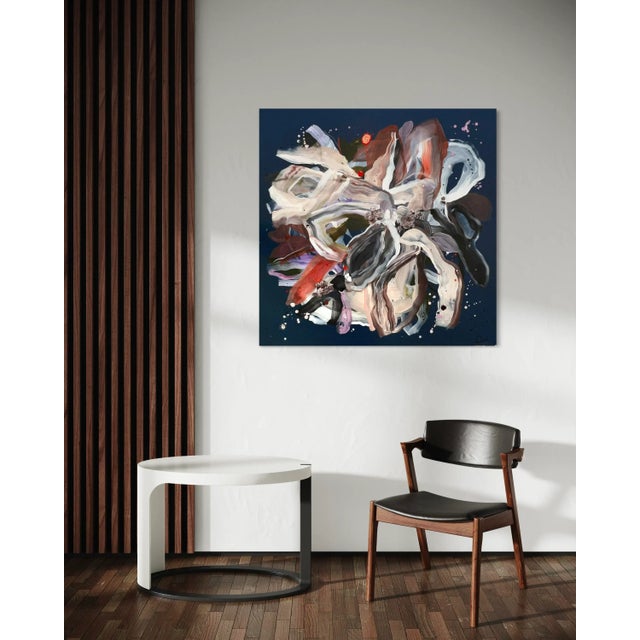 Contemporary Maria Esmar, In a Time Lapse, Mixed Media on Canvas For Sale - Image 3 of 4