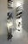 Murano elongated glass wall lights are hand blown in black and white glass, Italy 1960's. Each lamp is unique in its...