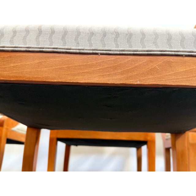 Neoclassical Influenced Vintage Armchairs, Set of Four For Sale - Image 12 of 12