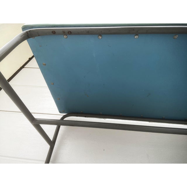 Mid-Century Modern Industrial Medical Couch with Adjustable Headrest, 1960s For Sale - Image 12 of 17