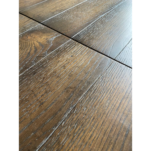 Horchow Rustic Mocha Oak Trunk Coffee Table For Sale - Image 10 of 13