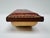 A beautifully aged vintage desk ink blotter crafted in Argentina and wrapped in genuine crocodilian leather, believed to...