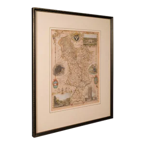 1860's Antique Lithography Map