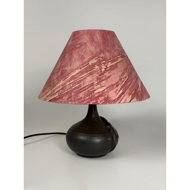 Mid-Century Modern Art Ceramics German Table Lamp by Marianne Koplin Berlin, 1970s For Sale - Image 3 of 12