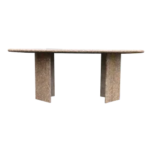 Vintage Italian Granite Dining Table, 1980s