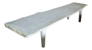 Andrianna Shamaris Minimalist Teak Wood Coffee Table or Bench