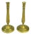 1810 First Empire French Brass Candle Holders - a Pair For Sale