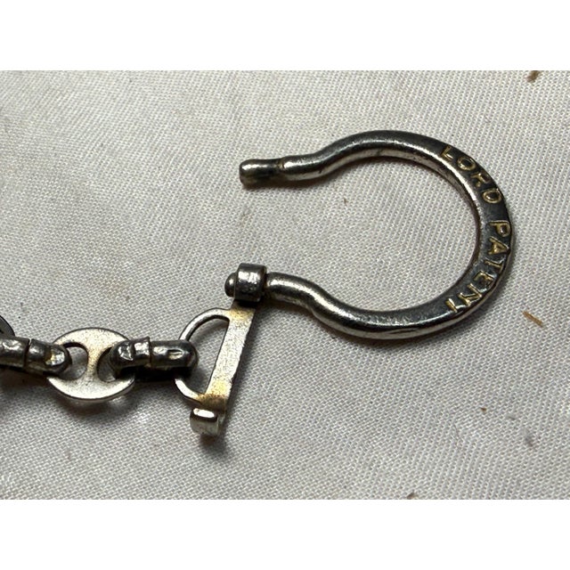 Antique Leather Metal 3 Celluloid Dice Box Holder Travel Carrier Keychain For Sale In New York - Image 6 of 9
