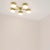 The Celeste Ethereal Wall / Ceiling Light brings elegance to midcentury design through the inspiration of Italian design -...