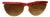 1980s Vintage Red Acetate Oversized Cat-Eyes Sunglasses by Laura Biagiotti For Sale