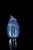 Lapis Lazuli Buddha Bodhi Leaf Indian Finely Carved Blue Natural Gemstone For Sale In Los Angeles - Image 6 of 8