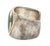 1970s 1970s Modernist Sterling Silver Malachite Cuff For Sale - Image 5 of 6