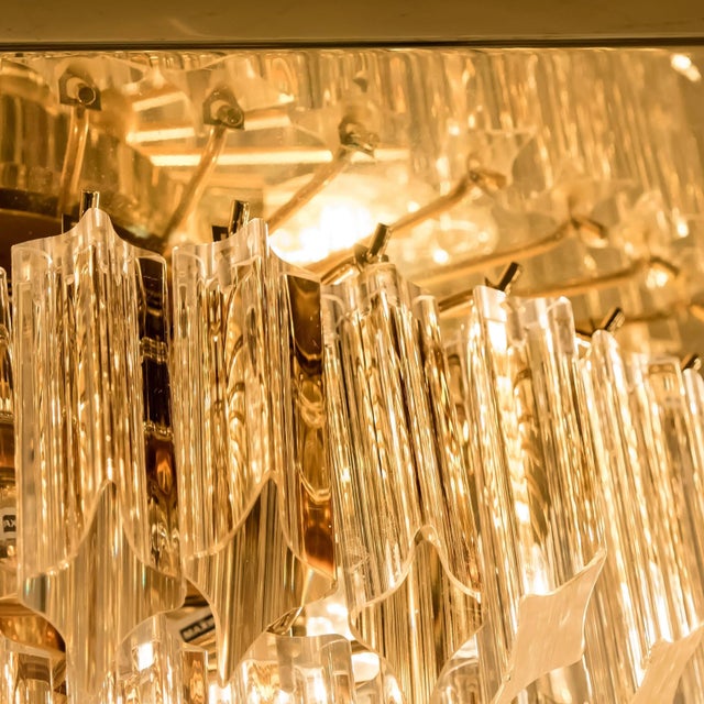 Murano Glass Flush Mount by Venini for Isa For Sale - Image 12 of 14