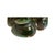 Ceramic Late 19th Century Lavender and Yellow Shell 4-Compartment Majolica Dish For Sale - Image 7 of 8