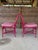 A fun and full-of-personality pair of vintage rattan chairs, bursting with charm and character. These older chairs have...
