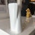 Wonderful abstract white ceramic vase. Signed and dated by the artist.