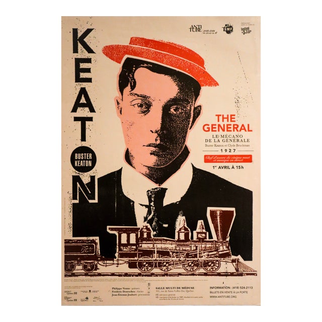 2005 Canadian Film Festival - Buster Keaton, Image of Film «The General (1927)» For Sale