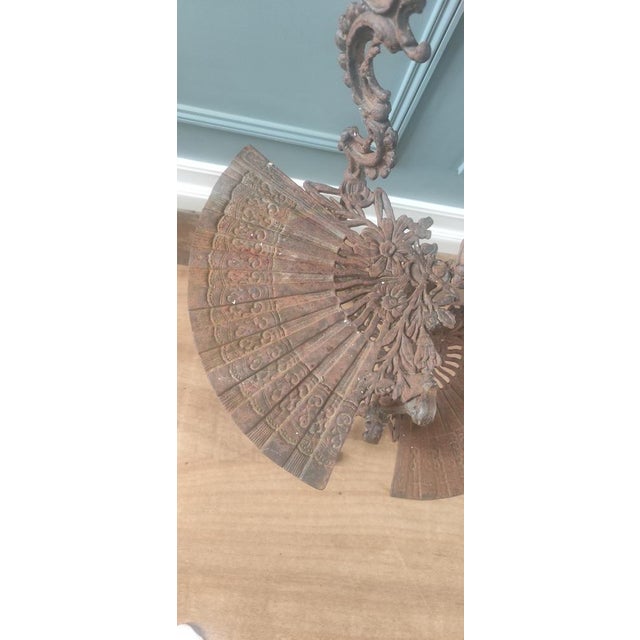 Victorian Cast Iron Three-Tier Plant Stand, 1890s For Sale - Image 9 of 10