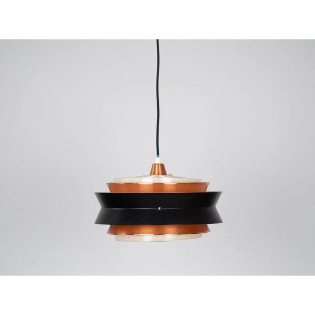 Vintage Swedish Trava Pendant Lamp by Carl Thore for Granhaga Metallindustri, 1960s For Sale - Image 14 of 14