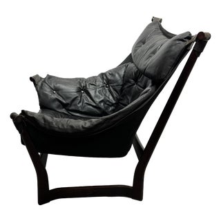 Mid-Century Trega Sling Lounge Chairs by Tormod Alnæs for Sørlie Møbler, Norway, 1970s For Sale