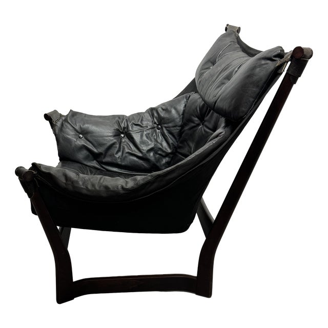 Mid-Century Trega Sling Lounge Chairs by Tormod Alnæs for Sørlie Møbler, Norway, 1970s For Sale