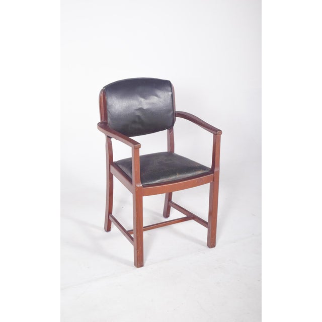 Portuguese Desk Armchair, 1950s For Sale - Image 3 of 7