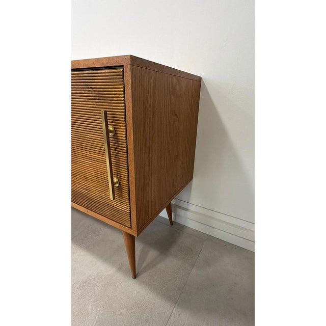 Brown Beech Wood Sideboard, 1980s For Sale - Image 8 of 15