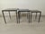 Metal Vintage Nesting Tables, 1970s, Set of 3 For Sale - Image 7 of 16