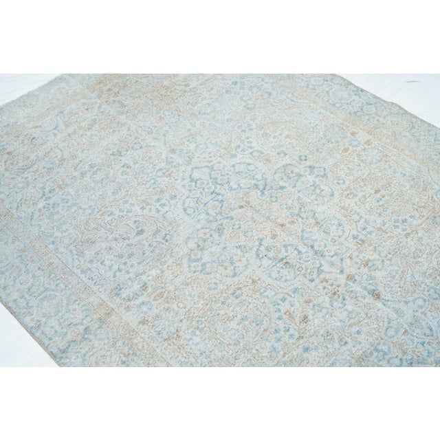 Blue Antique Malayer Rug 4'7'' x 6'7'' For Sale - Image 8 of 11