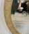 Modern Currey Modern Wood and Gold Round Wall Mirror Prototype For Sale - Image 3 of 4