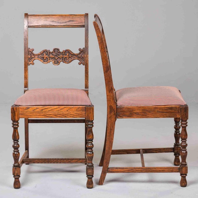 Late 19th Century Victorian English Side Chairs - Set of Four For Sale - Image 9 of 12