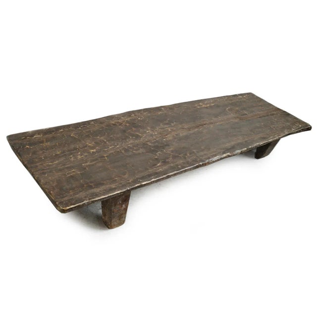 Vintage India Naga Tribe Wood Table For Sale - Image 4 of 7