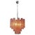 Pink Alabaster Murano Glass Tronchi Chandeliers, 1980s, Set of 2 For Sale - Image 4 of 18