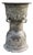 Antique Flores Moko Drum Pedestal Bronze With Natural Patina For Sale