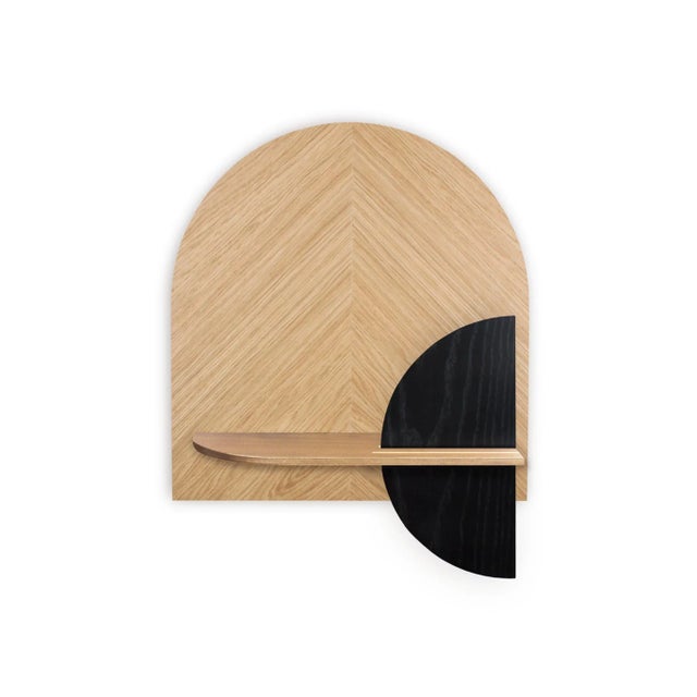 Early 21st Century Alba M - Herringbone Wall Shelf by Daniel García Sánchez for WOODENDOT For Sale - Image 5 of 5