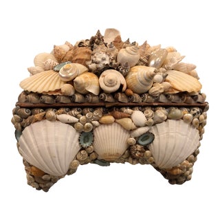 Shell Encrusted Box For Sale