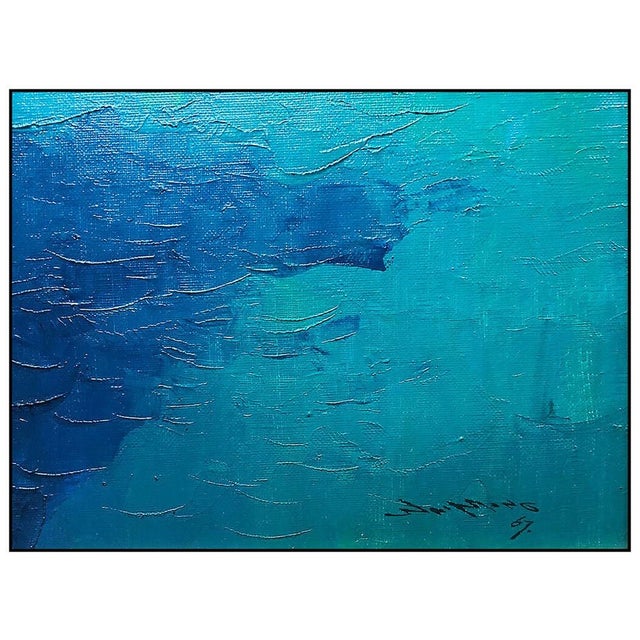 Figurative 1960s Fishermans Hamlet, Wai Ming For Sale - Image 3 of 7