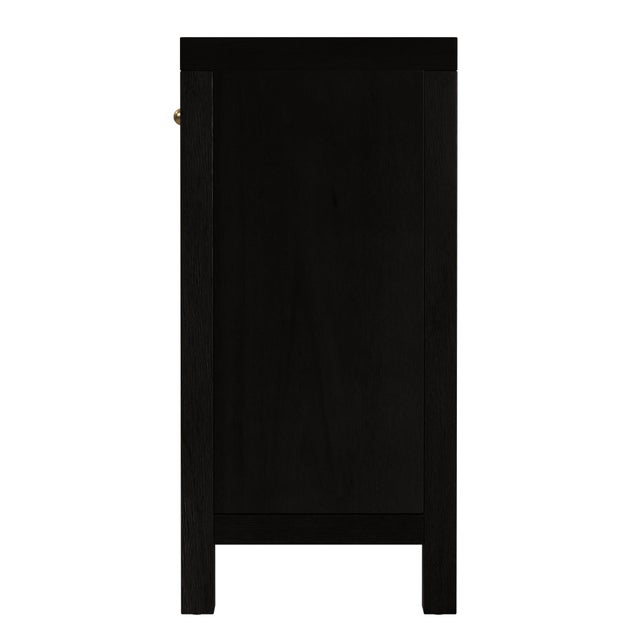 2020s Nora 31 in. W Wood 1 Drawer 2 Door Accent Storage Cabinet, Antique Coffee For Sale - Image 5 of 8