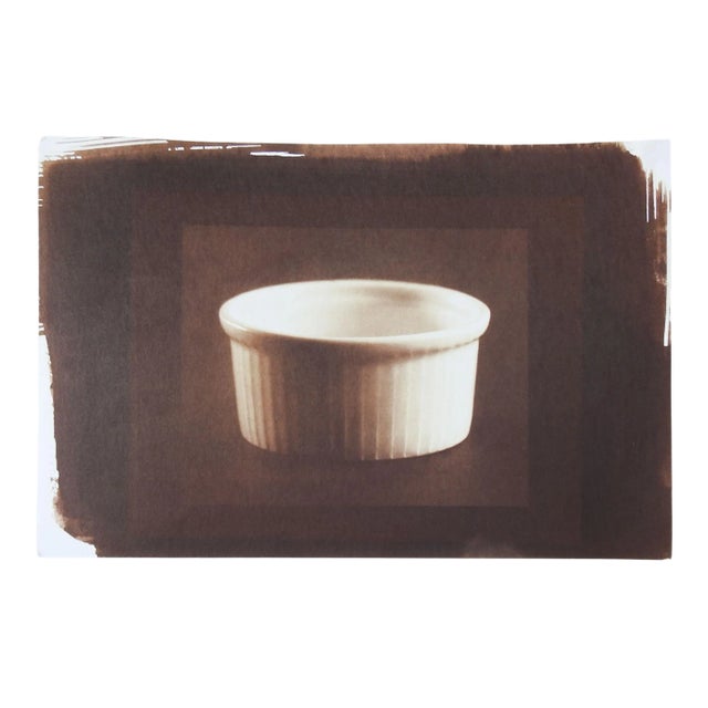 Vintage Eric Weller Still Life in Brown Cyanotype Photograph For Sale