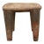 Abali Nupe Stool With Two Tone Finish For Sale