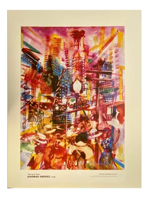 George Grosz, Mid 20th Century Dallas Museum of Art George Grosz Poster