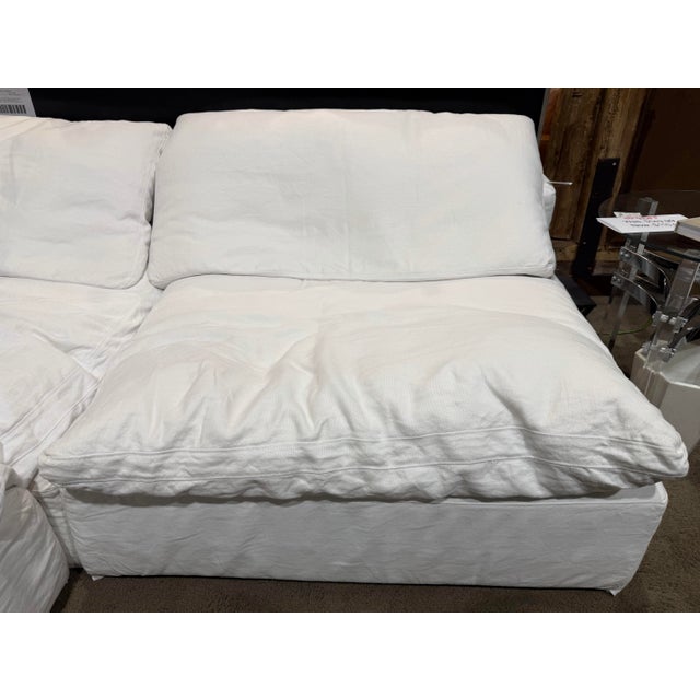 Contemporary Restoration Hardware Modular Cloud Sofa For Sale - Image 3 of 5